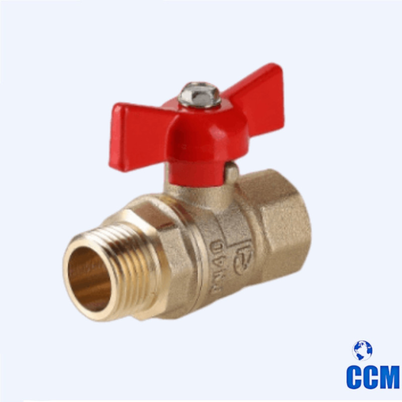 Кран шаровый СТАНДАРТ вн/нр 3/4 (Ду20) б. (PN40) VT.123.GN.05
