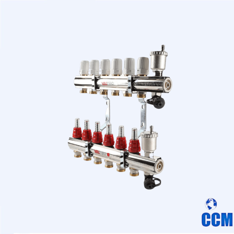 Группа коллекторная со встр. расх. в сборе 1" 7x3/4", "евроконус" VTc.596.EMNX.0607