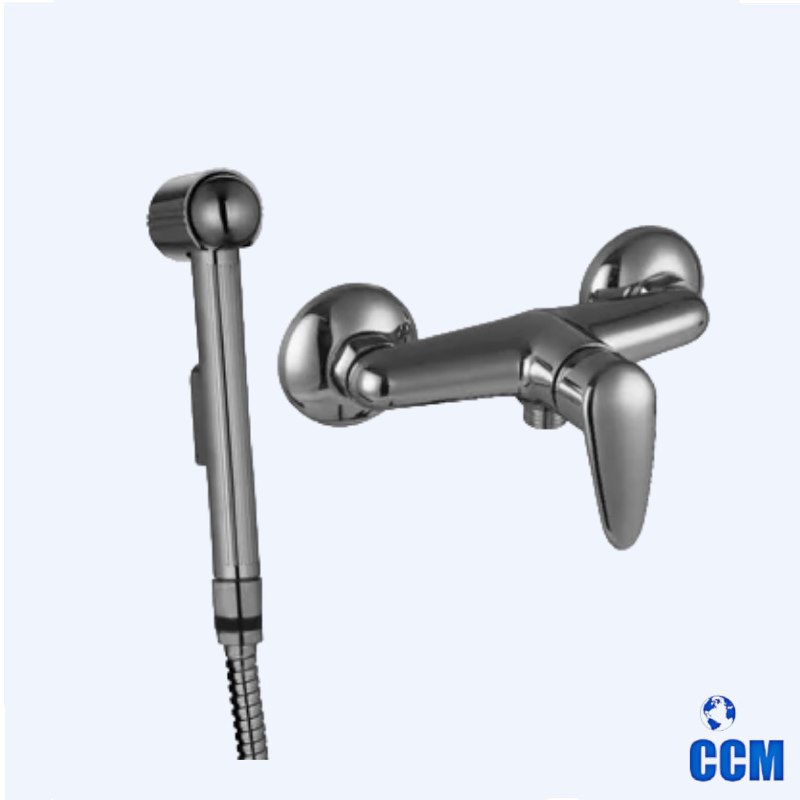 Смеситель настенный с гигиеническим душем PRAMEN LM3318C