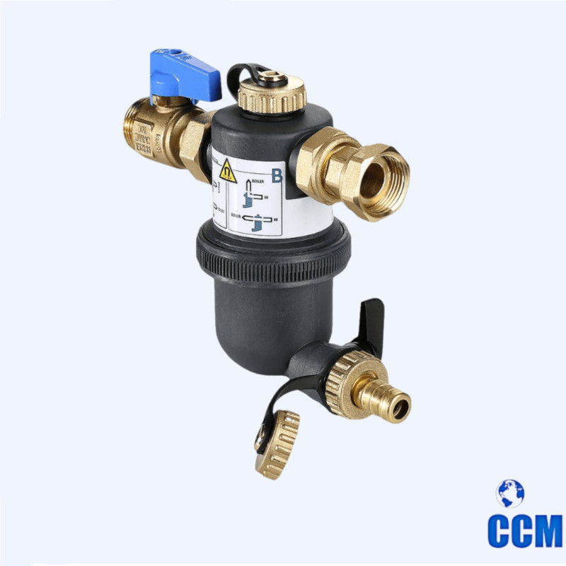 Фильтр-дешламатор с платиковым корпусом (Dirstop, модель 2023) 3/4" VT.380.B.05