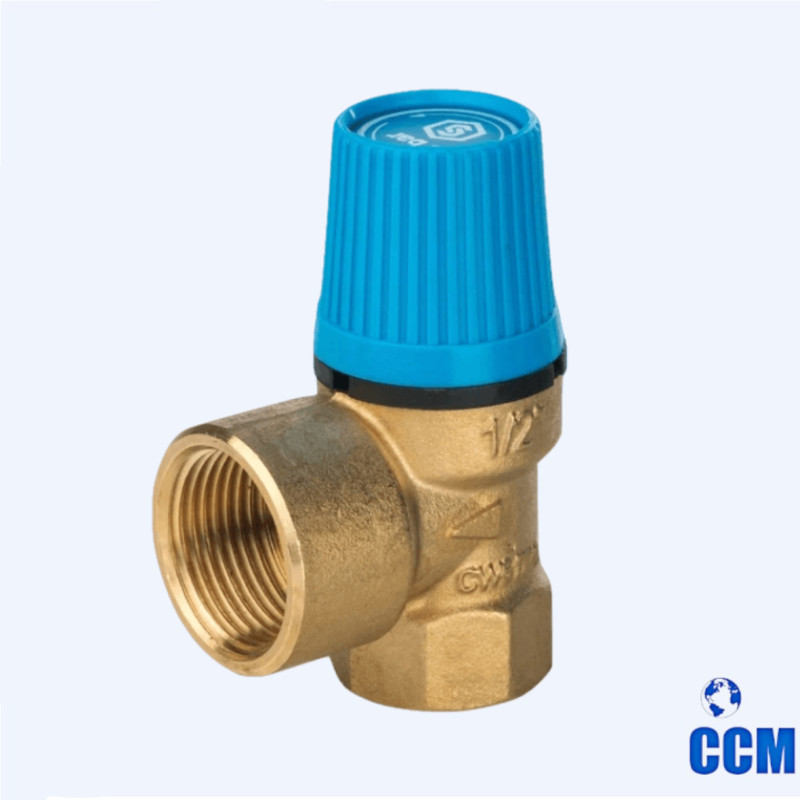 Клапан предохранительный STOUT 1/2х1/2" 6bar для систем отопления SVS-0010-016015