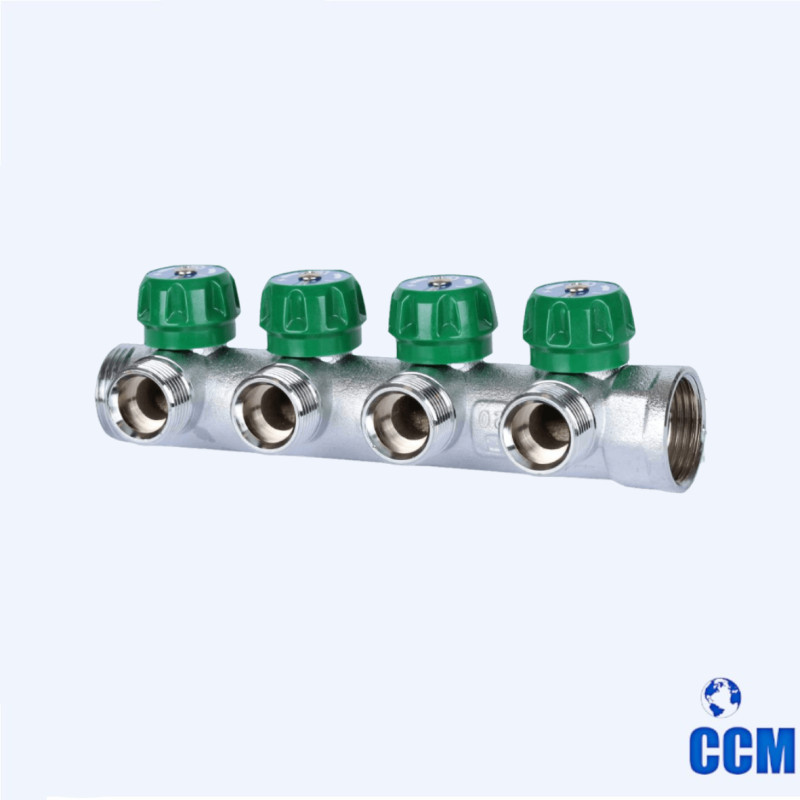 Коллектор регулирующий 1", 4 отвода 3/4"ЕК STOUT SMB-6850-013404