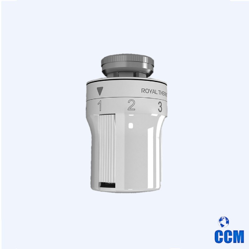 Термоголовка жидкостная ROYAL THERMO М30х1,5 (белый) RTO 08.01