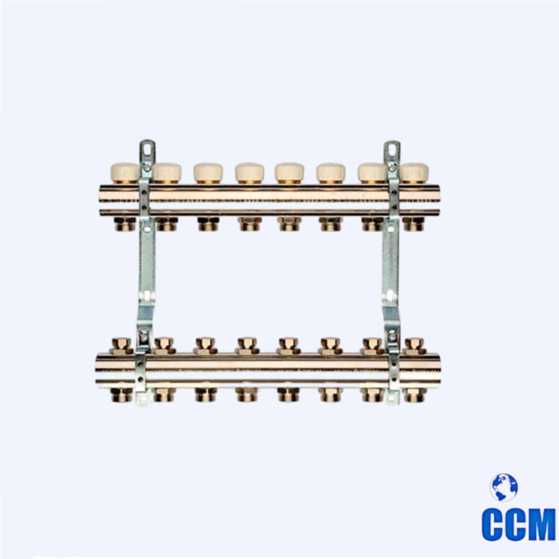 Группа коллекторная General Fittings (Itaty) 1" 3/4x7 без расходомеров, латунь 650093N100507U