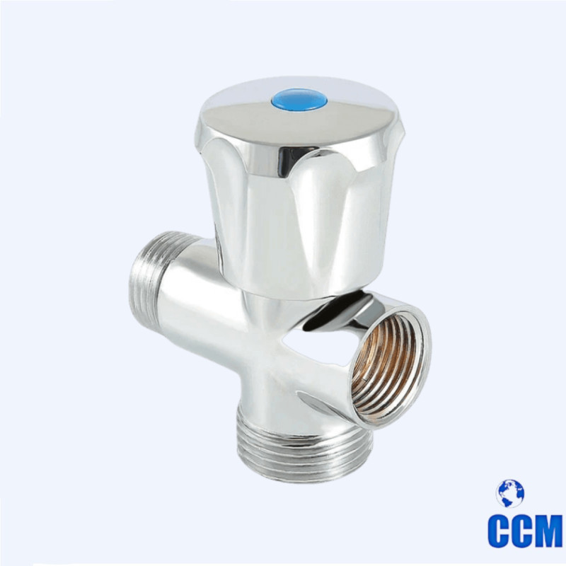 Вентиль-тройник для подкл. с/т приборов 1/2"х3/4"х1/2" VT.255.N.04