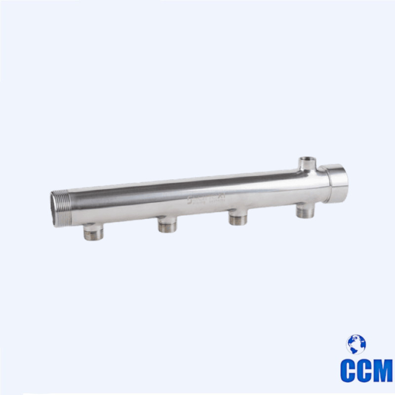 Коллектор этажный из нержавеющей стали Ду 25 1", 3х1/2" STc.105.1 010102