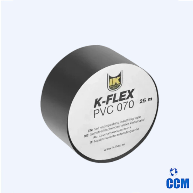Лента K-FLEX 050-025 (25м) PVC AT 070 black/18