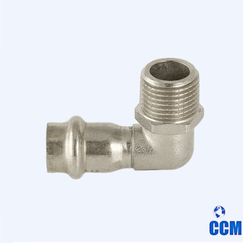 Угольник 90° с нар.р. нерж. сталь 18х1/2" VTi.953.I.001804