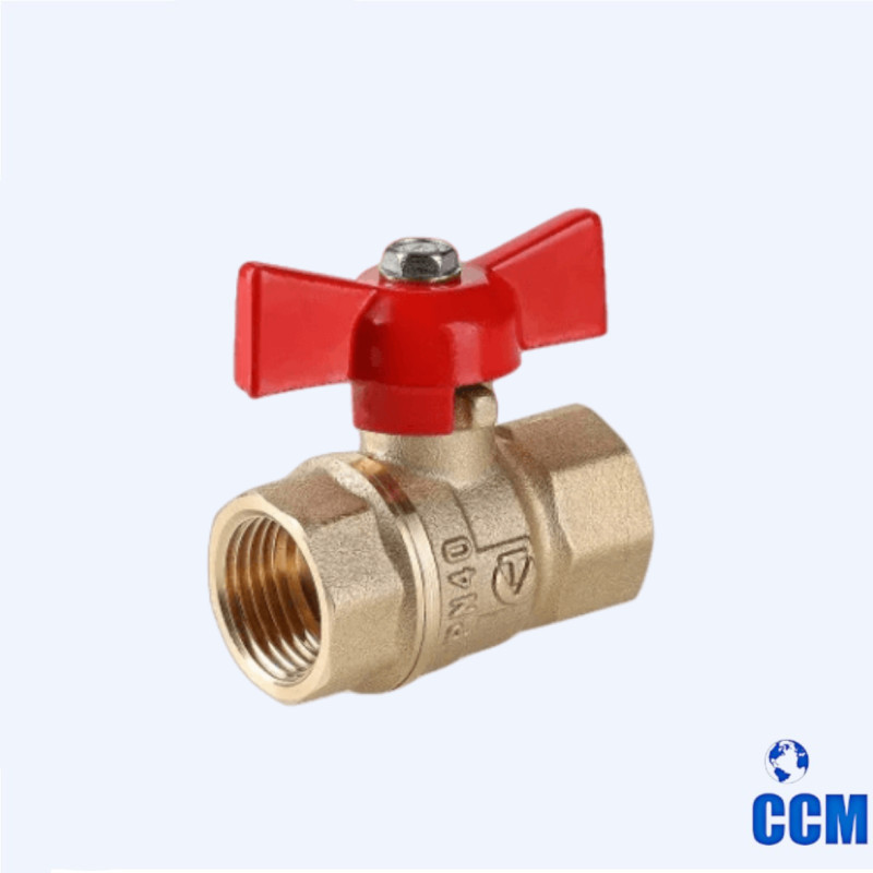 Кран шаровый СТАНДАРТ вн/вн 1/2 (Ду15) б. (PN40) VT.122.GN.04