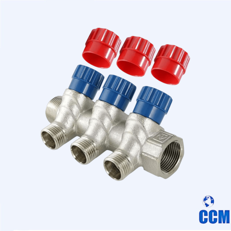 Коллектор 3/4 х 3 вых.1/2 нр рег. VTc.560.N.0503