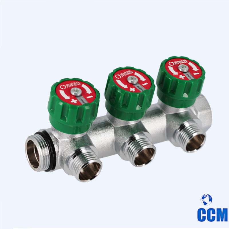 Градусный коллектор 90 на 4 выхода, 1", 4 x ¾" EK 6300R8C1005V4A