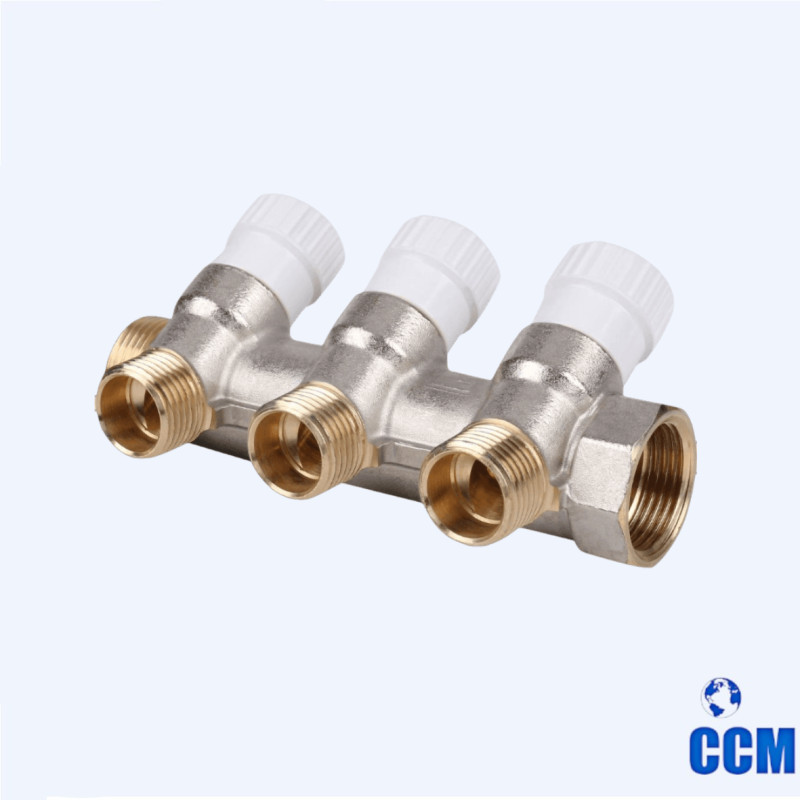 Коллектор распределительный 3/4", 3 отвода 1/2" STOUT SMB 6851 341203