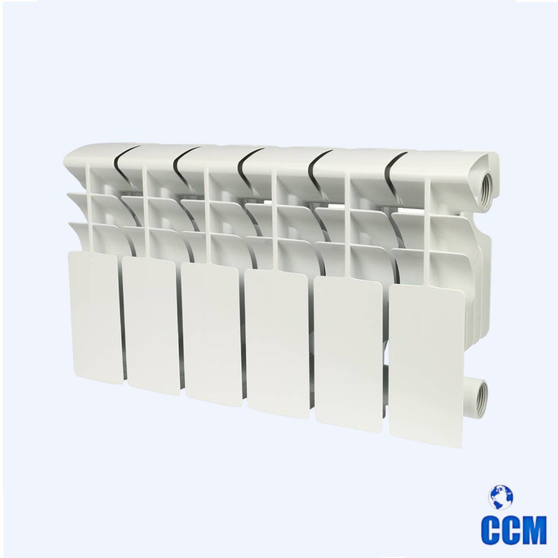 Радиатор алюминиевый Rommer Plus 200/96 6 сек (RAL9016) RAL-3210-020006