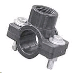 Седелка ПЭ с вн.р. 25-1/2" 2 болта.(обж) усиленная POELSAN