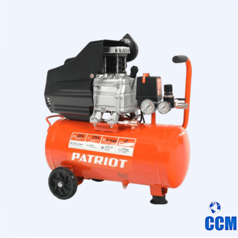 Компрессор PATRIOT EURO 24/240 1500Вт 240л/мин 8бар