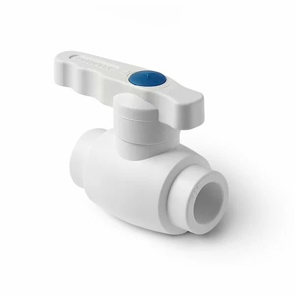 Кран шаровый 75 ручка PRO AQUA белый