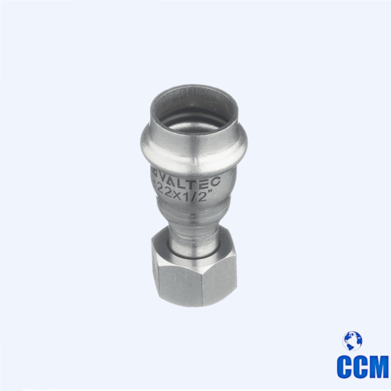 Соединитель с накидной гайкой нерж. сталь 22х3/4" VTi.908.I.002205