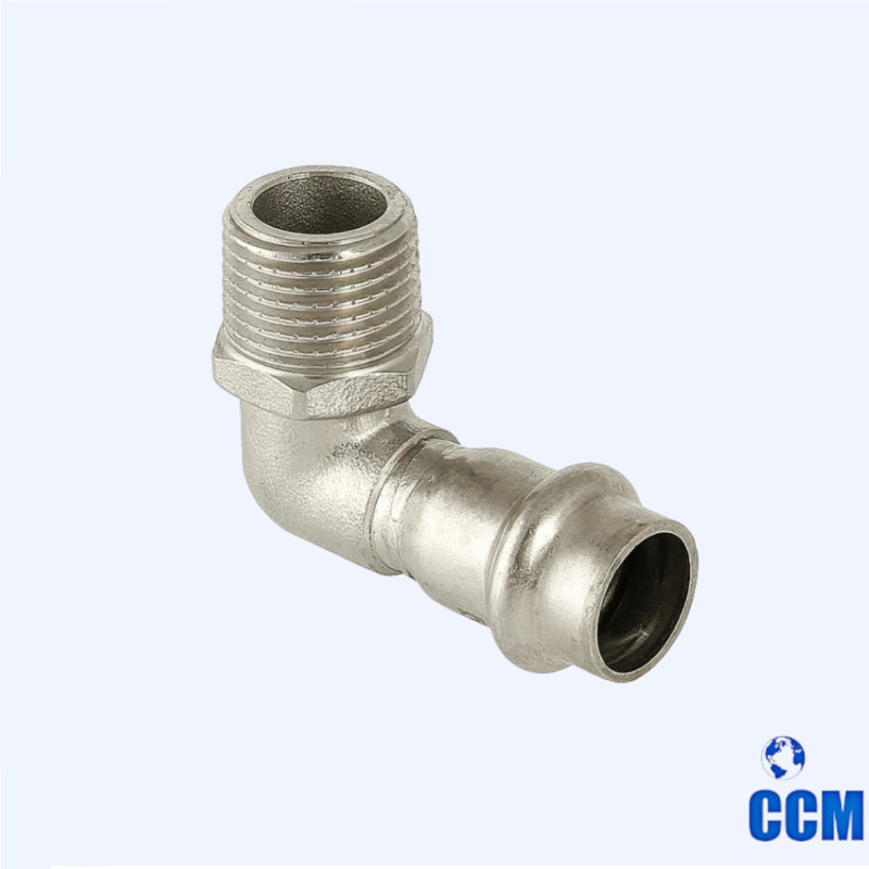 Угольник 90° с нар.р. нерж. сталь 22х3/4" VTi.953.I.002205