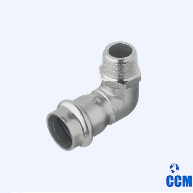 Угольник 90° с нар.р. нерж. сталь 28х3/4" VTi.953.I.002805