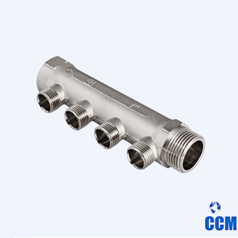 Коллектор лат. 3/4", 4x1/2"нр VTc.500.N.0504
