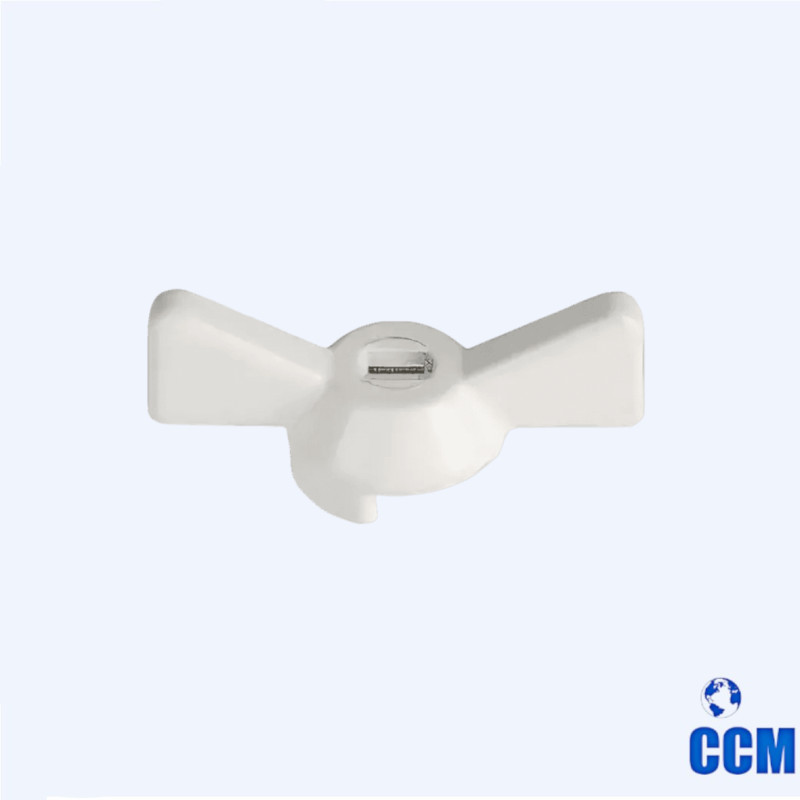 Ручка-бабочка для крана, 1/2"-3/4" белая VT.220.W.04