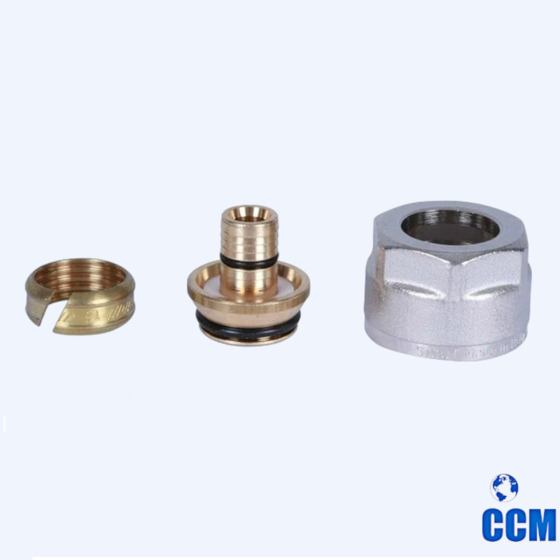 Фитинг компрессионный для труб PEX-AL-PEX 16х2,6х3/4 STOUT SFC-0026-162634