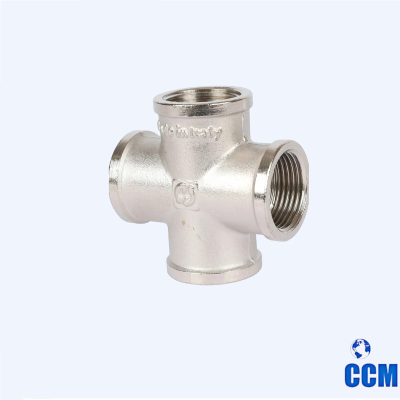 Крестовина ВВ никелированная 3/4 STOUT SFT-0031-000034