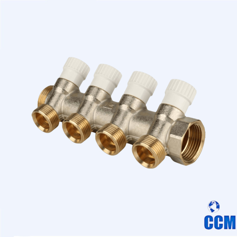 Коллектор распределительный 1", 4 отвода 3/4"EK STOUT SMB 6851 013404