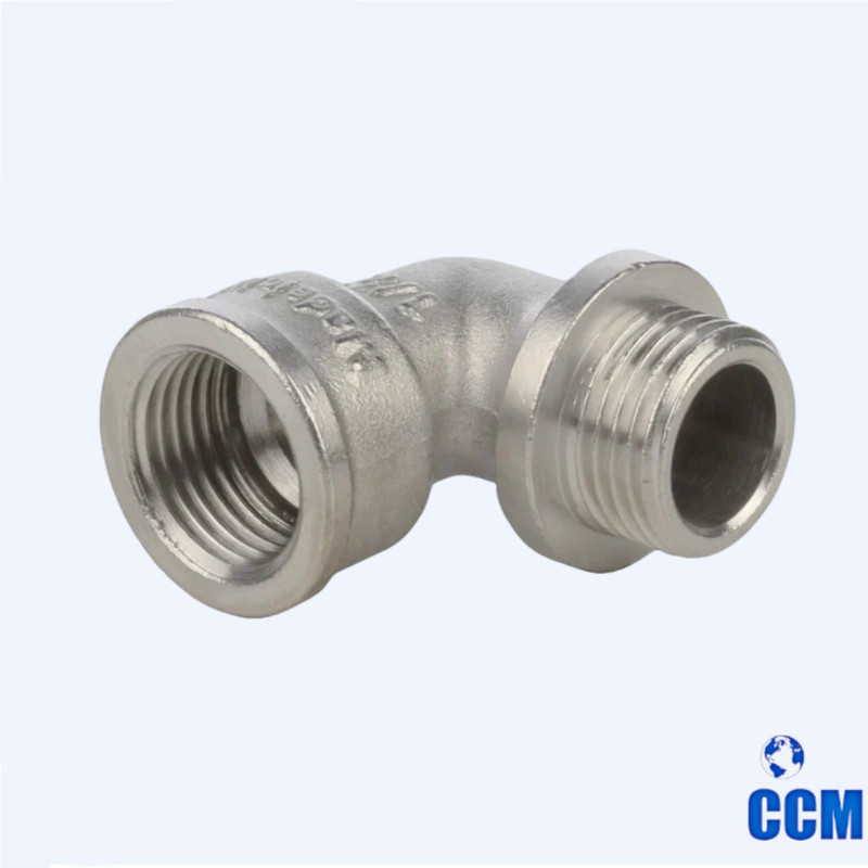 Угольник с упором НВ никел. 3/4" STOUT SFT-0016-000034