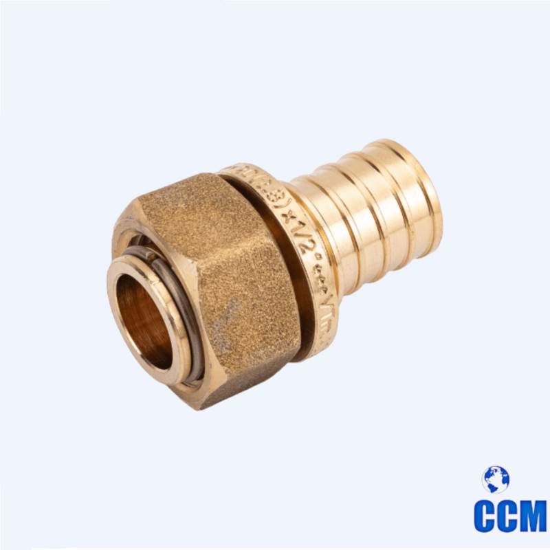 Соединитель надвижной с накидной гайкой 20(2,8) х 1/2" VTm.422.BG.002004