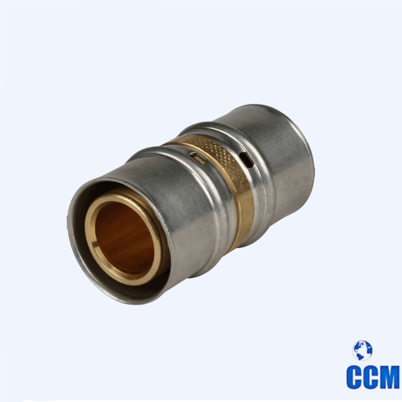 Муфта соедин. равнопроходная 32х32 для МП труб прессовой STOUT SFP-0003-003232