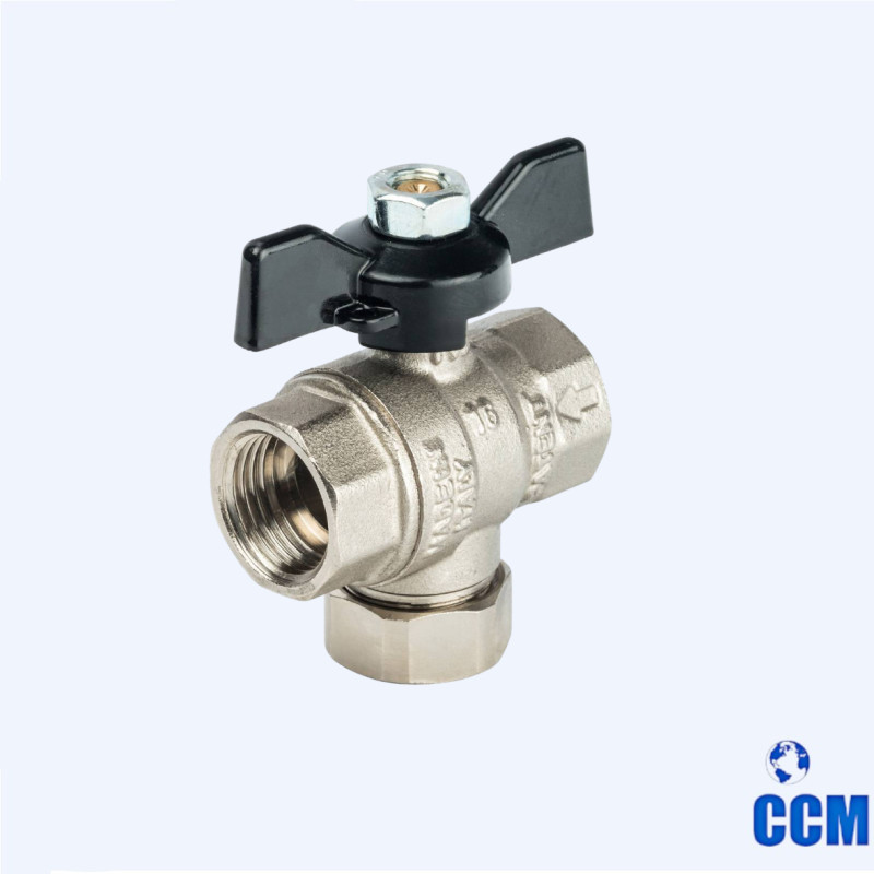 Кран шаровый с фильтром 1/2 (Ду15) б.(STOUT) SVF 0002 000015