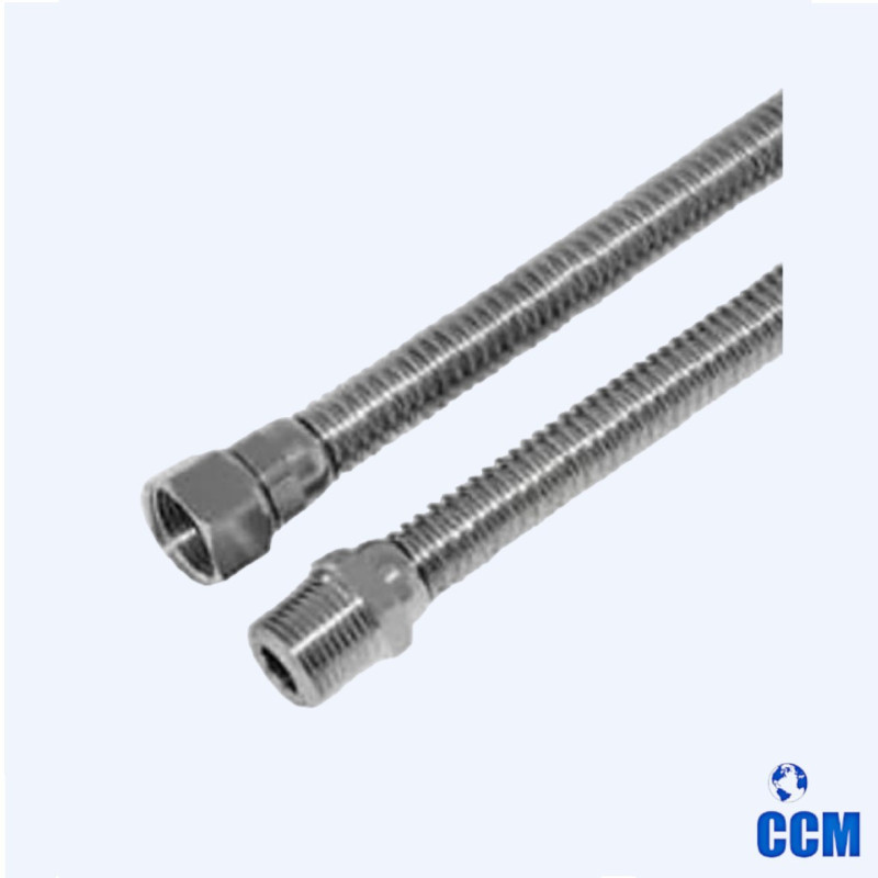 Гибкая подводка 3/4", 1 м, Г-Ш шланг сильф SS Греерс