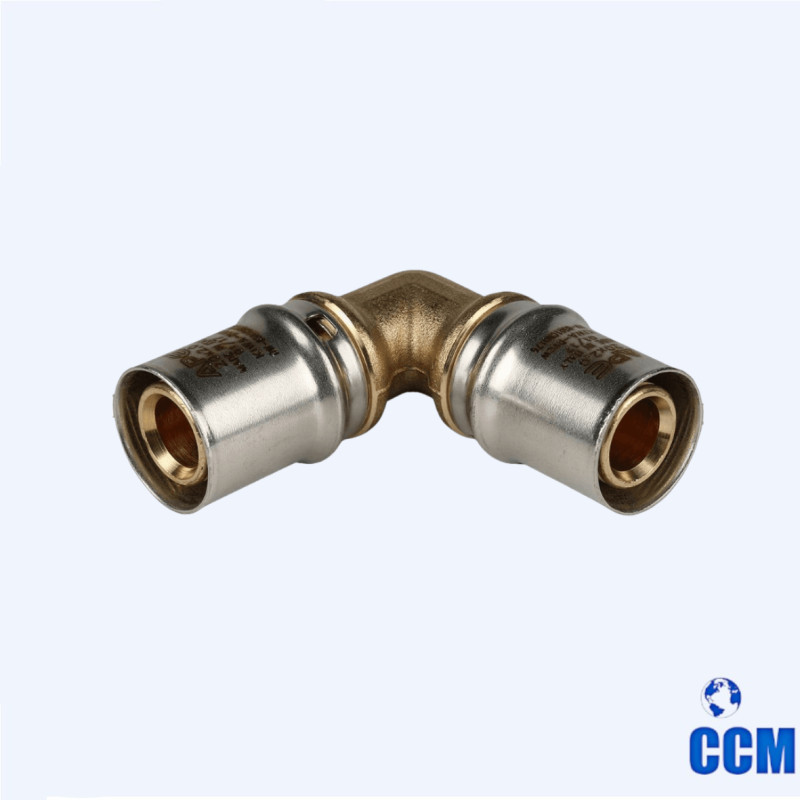 Угольник STOUT 90гр 20х20 для МП труб прессовой SFP-0009-002020