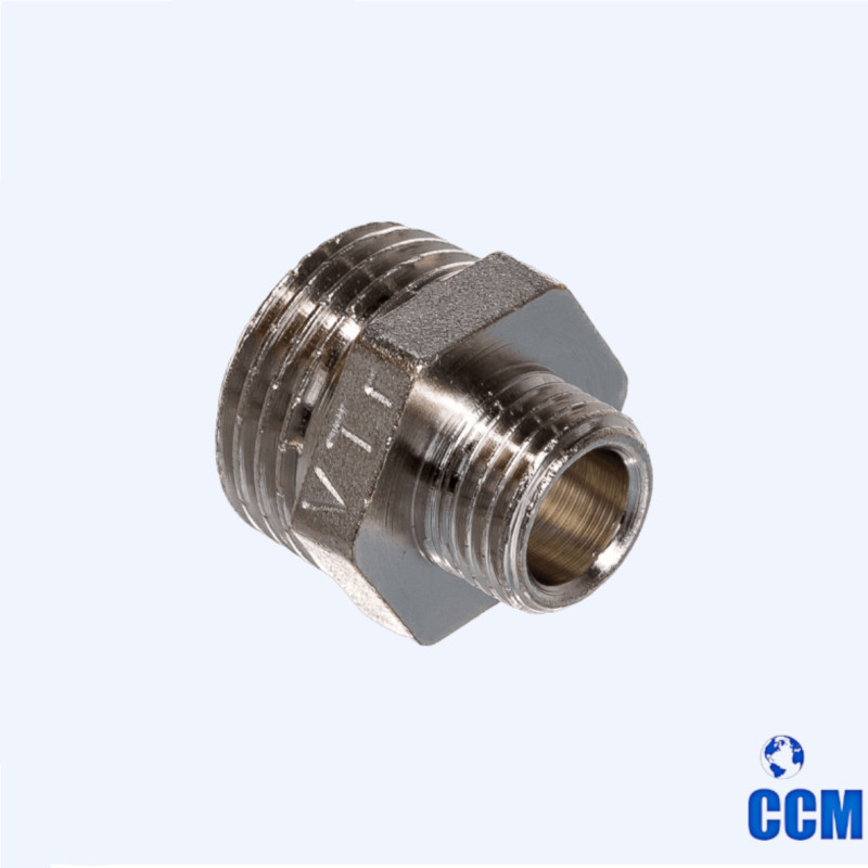 Ниппель переходной 1/2"х1/4" нр/нр VTr.580.N.0402