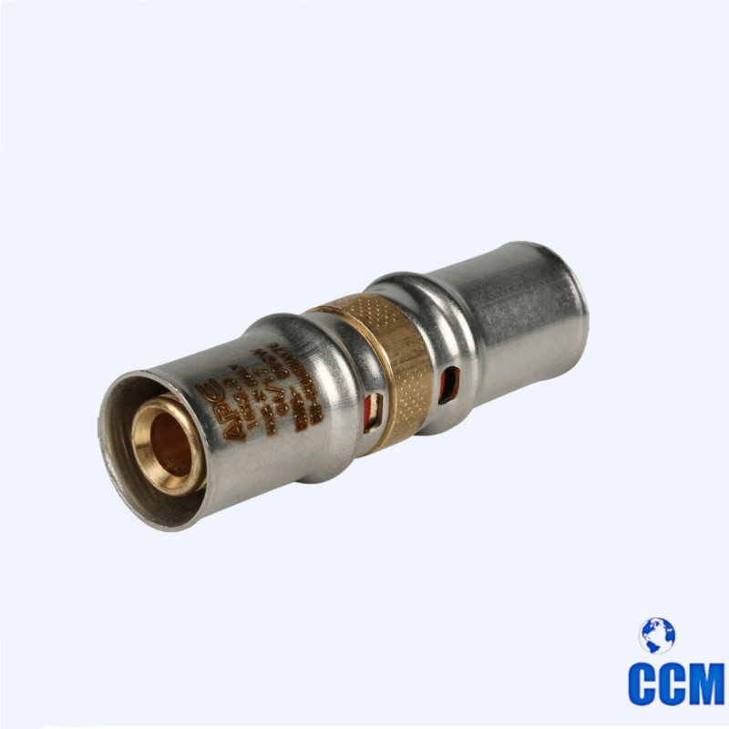 Муфта соедин. равнопроходная 16х16 для МП труб прессовой STOUT SFP-0003-001616