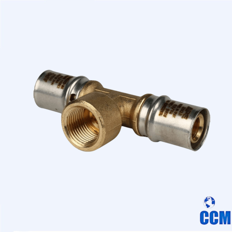Тройник-переходник STOUT с внутр.рез. 20х1/2"х20 для МП труб прессовой SFP-0007-001220