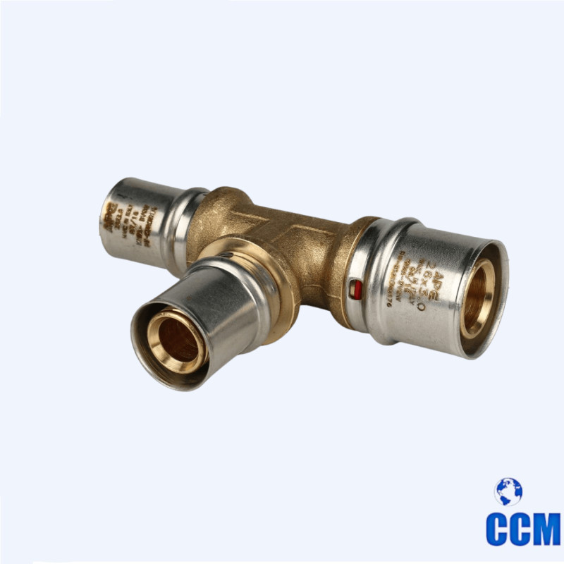 Тройник STOUT переходной 26х20х20 для МП труб прессовой SFP-0005-262020