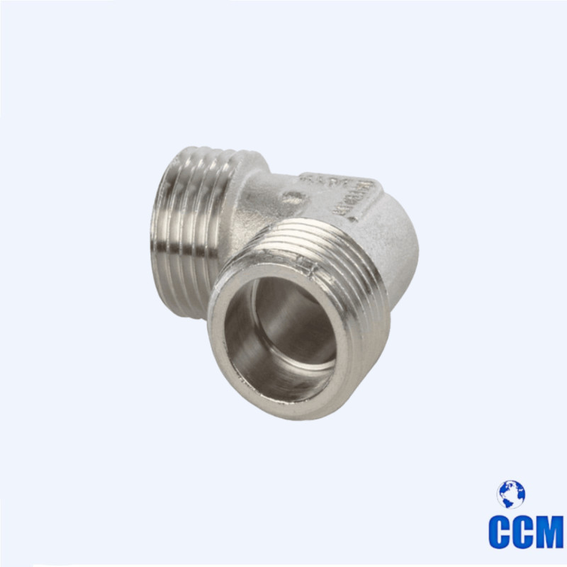 Уголок нр/нр 1/2"х1/2" НИКЕЛЬ VIER LHHN33