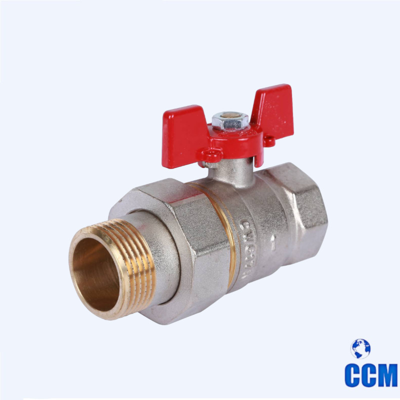 Кран шаровый вн/нр с амер. 3/4 (Ду20) б.(ROMMER) (RBV-0005-0510220) RBV-0005-2510220