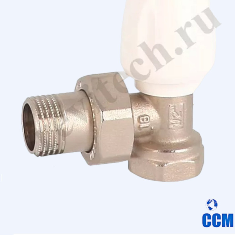 Кран радиаторный угловой верхний 1/2" 7E0075N040490A