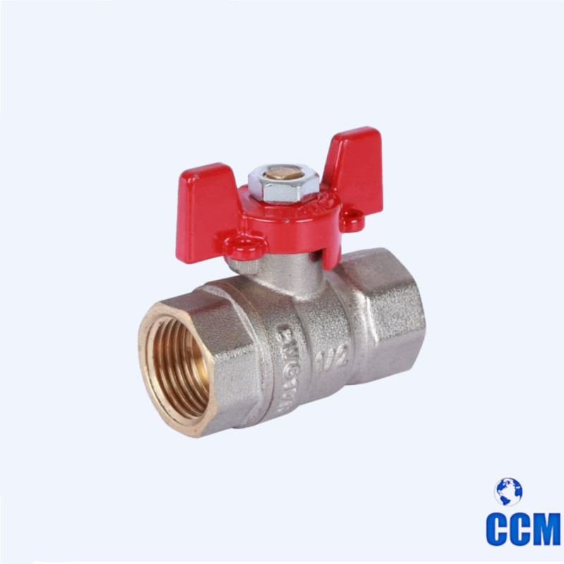 Кран шаровый вн/вн 1/2 (Ду15) б.(ROMMER) RBV-0003-2110215